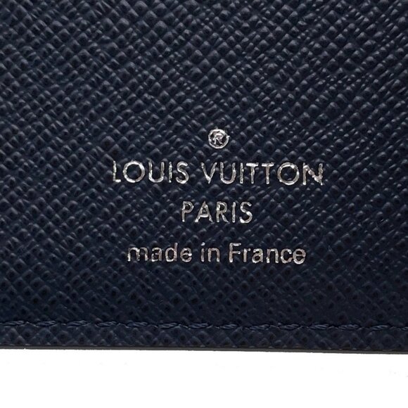 LOUIS VUITTON Portefeuille Multiple Epi Leather Blue Marine M61825 - Picture 9 of 10